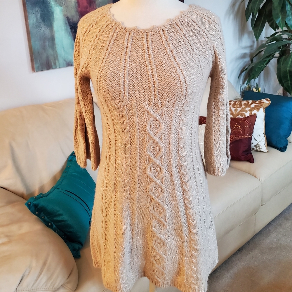 COPY - NWOT Between You and Me Cable Knit Dress / Tunic